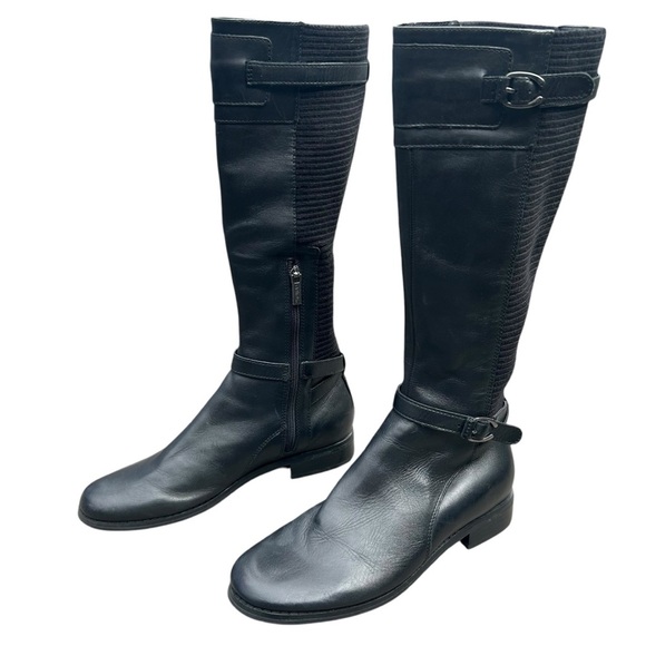 Aetrex Chelsea Riding Boot 7.5 Black Leather
Equestrian Preppy Adjustable - Picture 1 of 13